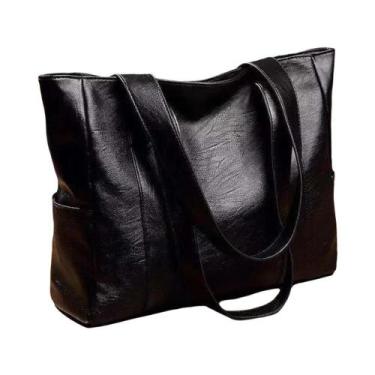 Imagem de Bolsa de couro feminina, Beg Tangan, sacola Wanita, bolsa de ombro Bes