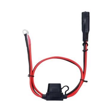 Imagem de Cabo De Carregador De Bateria Para Motocicleta 12V Com Conector Rápido