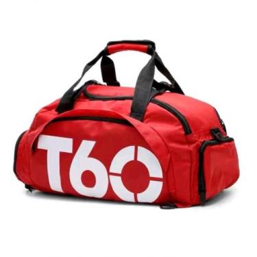 Imagem de Bolsa Academia Fitness Mala De Viagem Mochila Transversal Treino Verme