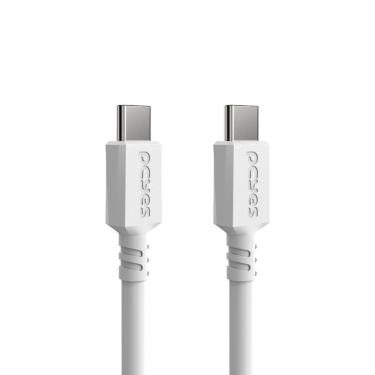 Imagem de Cabo Usb Tipo-c 3.1 P/ Usb Tipo-c 3.1 - Branco - 2 Metros - Pucp2b