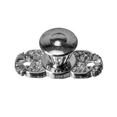 Imagem de Puxador Mini Metal Kit 10 Unidades com Parafuso Mdf Decorativo para Ga