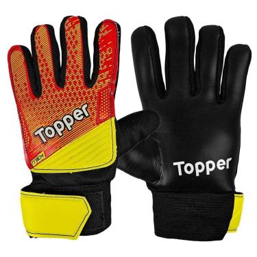 Imagem de Luva Goleiro infantil Topper Laranja Com NF-Unissex