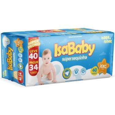 Imagem de Fralda Isababy Hiper Super Sequinha XXG 40un
