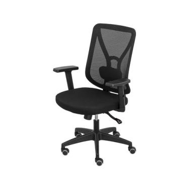 Imagem de Cadeira de Escritório NR-17 Diretor Giratória Madri Tela Soft Touch Pr