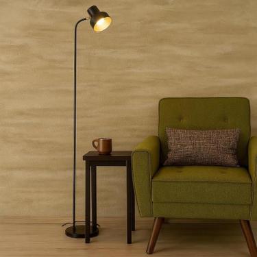 Imagem de Luminária de Piso Elizabeth com Cúpula Articulada e Design Sofisticado