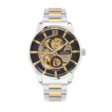 Imagem de Relógio Technos Automático Masculino Skeleton Bicolor - G3265AP/1P