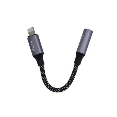 Imagem de Adaptador lightning p/ p2 malha - kaidi - kd-163
