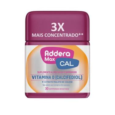Imagem de Vitamina D Addera Max Cal com 30 comprimidos