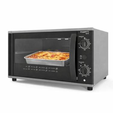 Imagem de Forno Elétrico 48Litros Fogatti Top48 Dupla Resistência 1750W -, Preto
