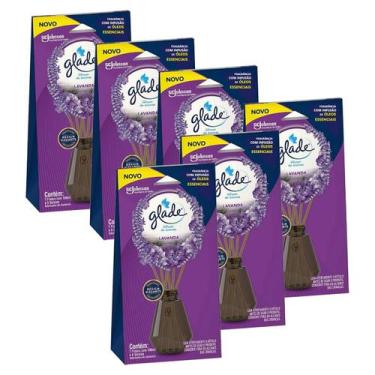 Imagem de Kit 6 Glade Difusor Aroma Aromatizador Ambiente Lavanda