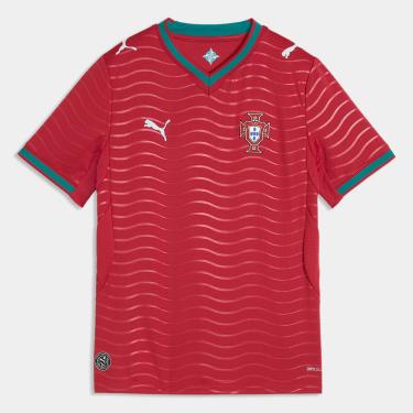 Imagem de Camisa Seleção Infantil Portugal Home 2026 s/n Torcedor Puma-Unissex