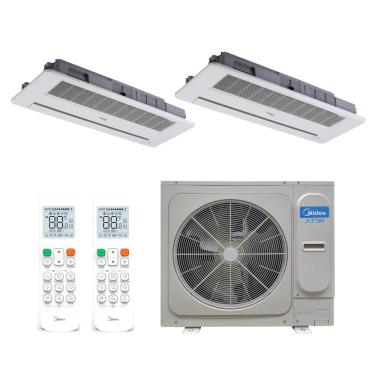 Imagem de Ar Condicionado Multi Split Cassete Inverter Carrier Atom 36000 BTUs (2x 18000 1 via) Q...