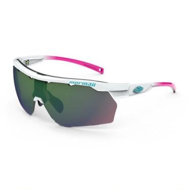Imagem de Óculos de Sol Mormaii Smash M0129 Performance Unissex, Branco, Rosa