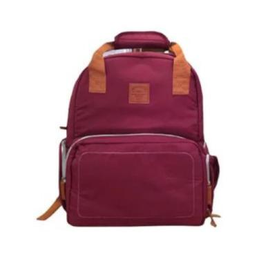 Imagem de Mochila Bolsa Maternidade Bebe Mommy Bag C/ Trocador - Clio, Vinho