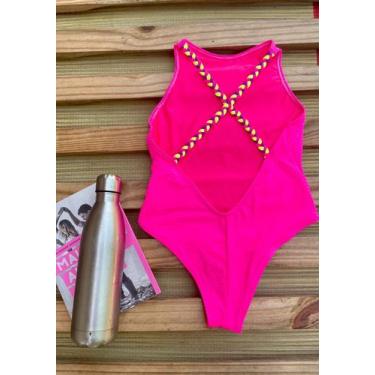 Imagem de Maiô spilicit - GP Moda Praia , Rosa chiclete, P