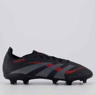 Imagem de Chuteira Adidas Predator League FG MG Campo Preta, 37