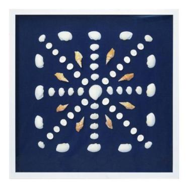 Imagem de Quadro Decorativo Conchas Fundo do Mar Moldura Acrilico - LUXdécor