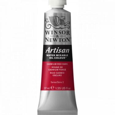 Imagem de Tinta Óleo Winsor Artisan 37ml S2 104 Cad Red Dark - Winsor & Newton