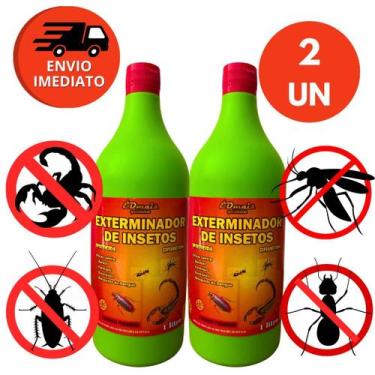 Imagem de Dedetizador Inseticida Concentrado 1L Ação Prolongada contra Insetos e