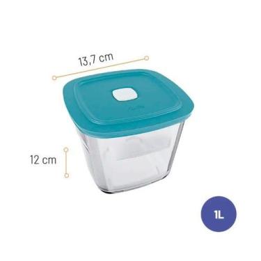 Imagem de Tigela Facilita 1L Alta com Tampa Vap Marinex sortida