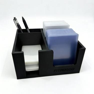 Imagem de Dispenser para Toploaders FITHUGOO com Duplo Compartimento Preto