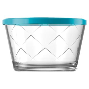 Imagem de Tigela de Vidro 670ml com Tampa Maracatu Nadir