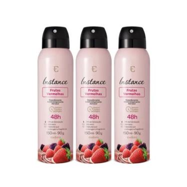 Imagem de Combo Desodorante Antitranspirante Aerossol Instance Frutas Vermelhas 