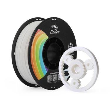 Imagem de Filamento 1,75mm Ender-PLA+, 1kg, Branco, para Impressora 3D, 33010103