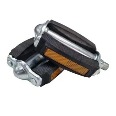 Imagem de Pedal alvorada sueco 1/2 rosca fina c/ refletor aço - Importado