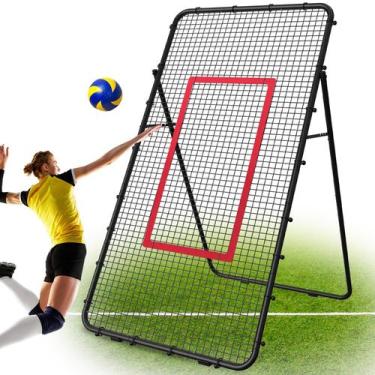 Imagem de Rede Rebounder de Vôlei Nandae 213 x 122 cm Ajustável