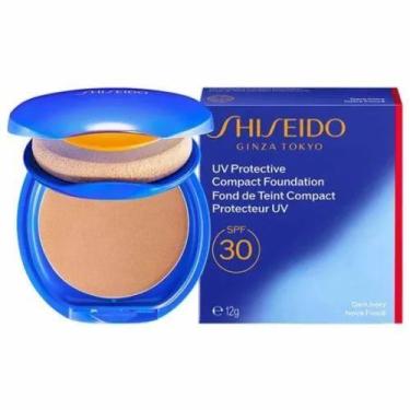 Imagem de Refil Protetor Solar Facial Compacto Shiseido, 70 - Dark Ivory