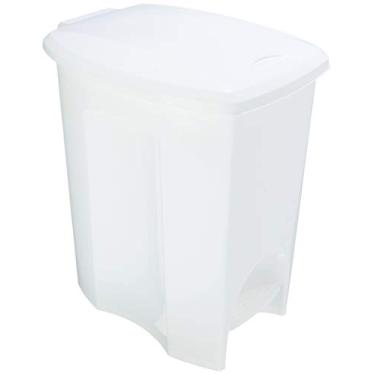 Imagem de Lixeira com Pedal 15 L, Plasútil, Branco