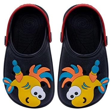 Imagem de Babuche Infantil Menino Peixe 12.30 (Preto, 21/22)