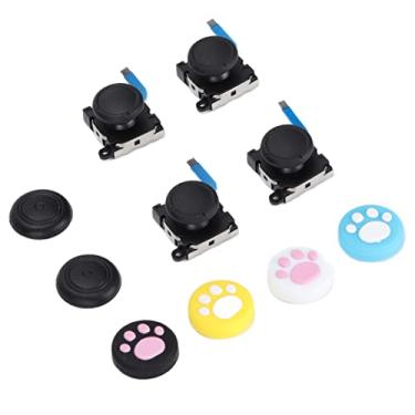 Imagem de Kit de substituição de joystick, fácil de usar. Conjunto de reparo de substituição de joystick confortável. Toque direito para de interruptor