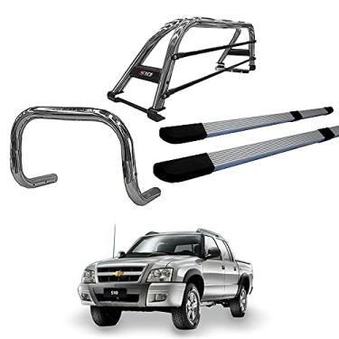 Imagem de Kit Quebra Mato+Santo Ant +Estr Quadrado-S10 94/11 Cromo C/D