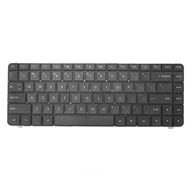 Imagem de PUSOKEI Substituição de teclado para laptop, teclado de substituição conveniente e durável para HSTNN-N-Q60C/Q50C/Q51C/Q61C/Q63C/G42/CQ42, ideal para substituir teclado danificado. (Preto)