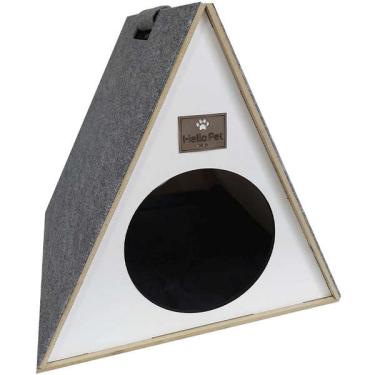 Imagem de Toquinha com Arranhador Branco para Gatos - Tam. Único