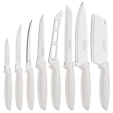 Imagem de Jogo de Facas Plenus 8 pçs 23498/332 Branco - Tramontina