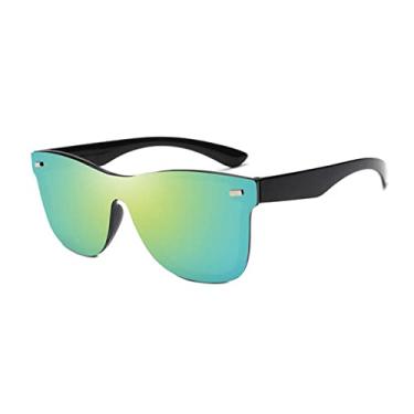 Imagem de Siamese Sunglasses Men Rice Nails Ladies Sunglasses Luxury Colorful Retro Sun Glasses Pink Mirror Shades For Women,Gold,china