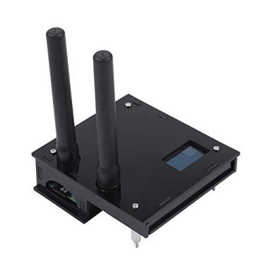 Imagem de Módulo de ponto de acesso MMDVM, estação de rádio de ponto de acesso duplex com antena SMA OLED Onboard Support DMR, P25, D-Star para (preto)