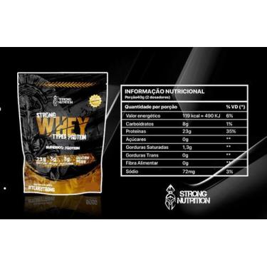 Imagem de Whey Protein 5W - 2100G Strong Nutrition - Chocolate Branco