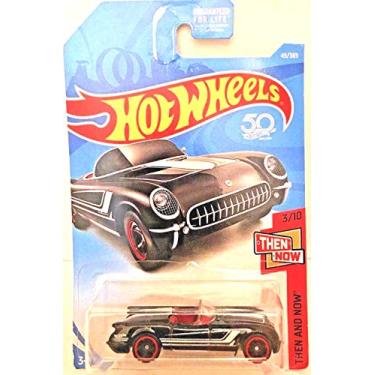 Imagem de Hot Wheels 2018 50th Anniversary Then and Now '55 Corvette 45/365, Black
