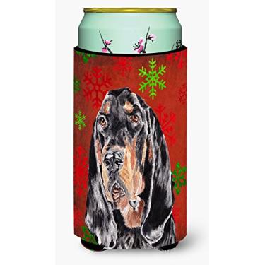Imagem de Caroline's Treasures SC9581TBC Coonhound Vermelho Floco de Neve Natal Menino Alto Bebidas Isolador de Bebidas Isolador Hugger, Menino Alto, Multicolorido