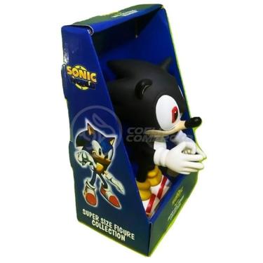 Imagem de Boneco Action Figure Sonic Preto Articulado 23cm