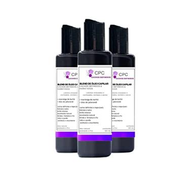 Imagem de Óleo Capilar Cachos Definidos e Hidratados Com Manteiga de Karité e Jaborandi 120ml - Kit com 3