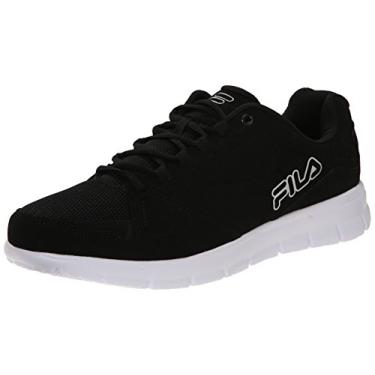 Imagem de Fila Tênis de corrida masculino Best Trainer, Preto/Preto/Branco, 9