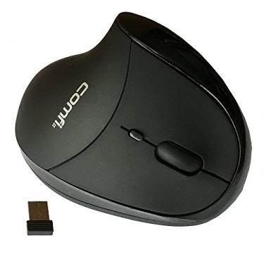 Imagem de Mouse ergonômico sem fio Comfi II EM011-BKW, preto
