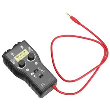 Imagem de Saramonic SmartRig+ 2 Canais XLR, 3,5 mm Microfone Mixer de Áudio com Phantom Power pré-amplificador e Interface de Guitarra para Câmeras DSLR, Filmadoras, iPhone, iPad, iPod e Smartphones Android