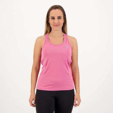 Imagem de Camiseta Regata Fila Core Feminina Rosa