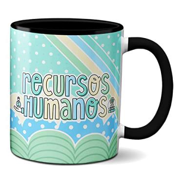 Imagem de Caneca Profissional Recursos Humanos RH Presente Criativo (Preta)